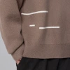 Momeck men's color-blocking jacquard pullover knitted sweater for men 2024 Winter New round neck Men's sweater 21895 Application Scenario